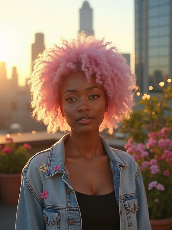 pastel pink hair maintenance