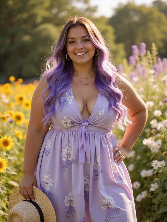 pastel gentle lavender hairstyles