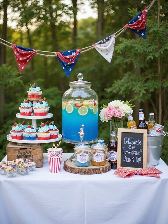 patriotic drink station essentials