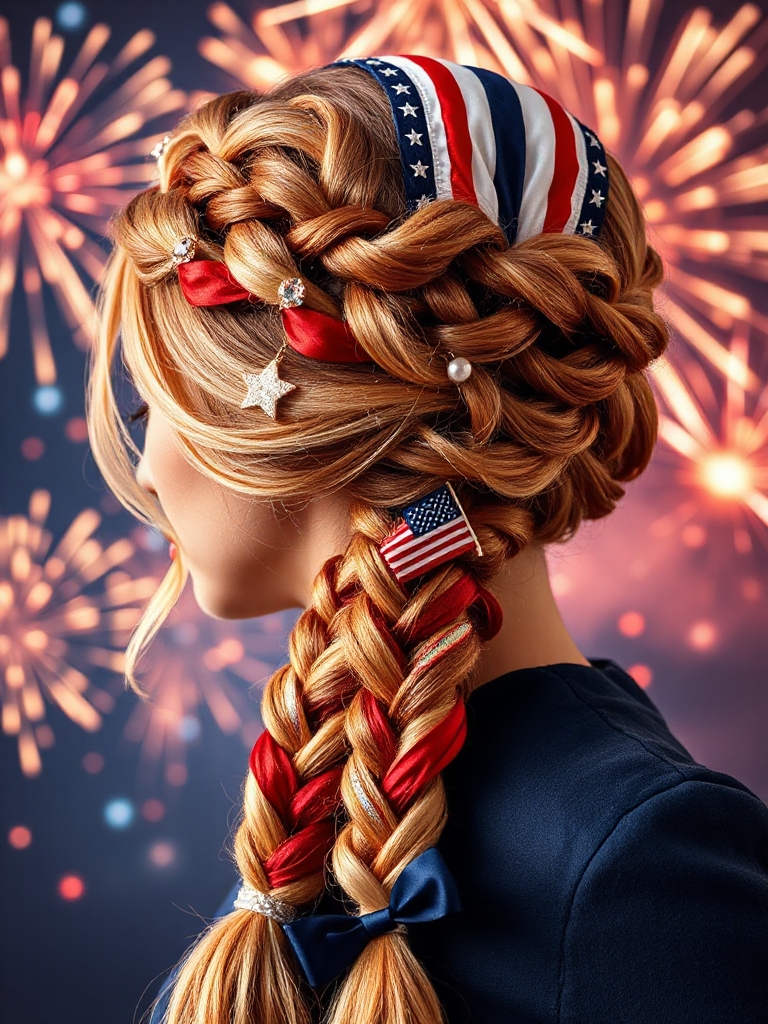patriotic elegance with headband