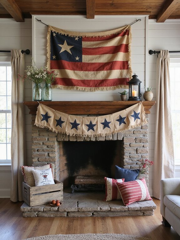 patriotic festive banner decor