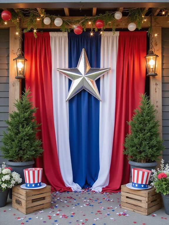 patriotic photo booth backdrop