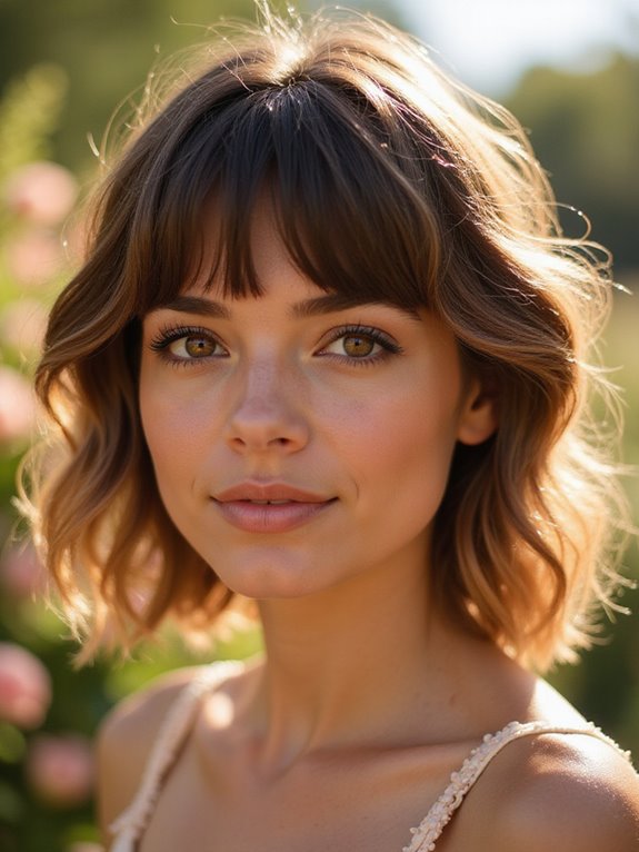 peachy highlights for summer