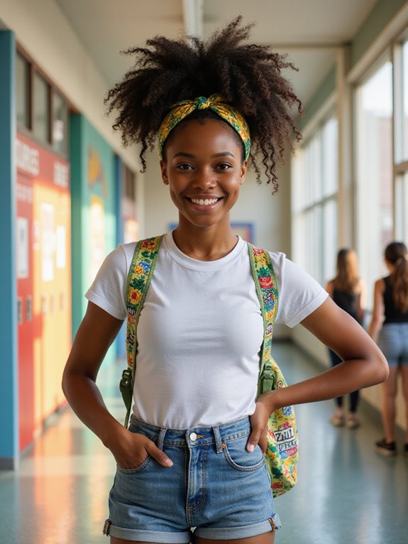 pineapple updo for curls