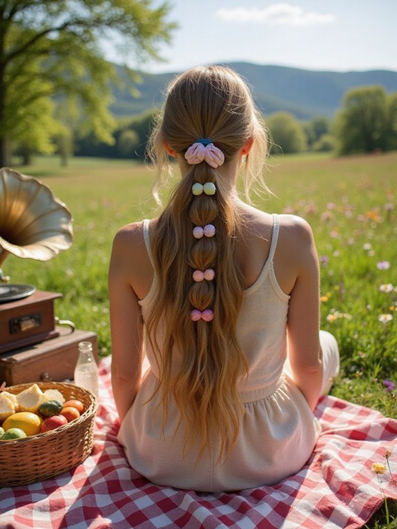 playful and chic hairstyle