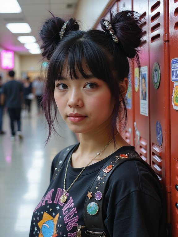 playful and creative hairstyle