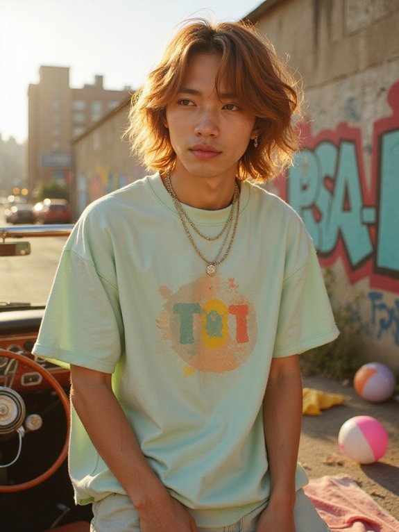 playful bangs with texture