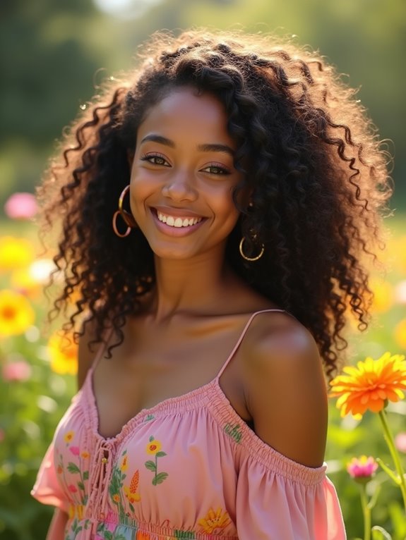 playful bubble braid hairstyle