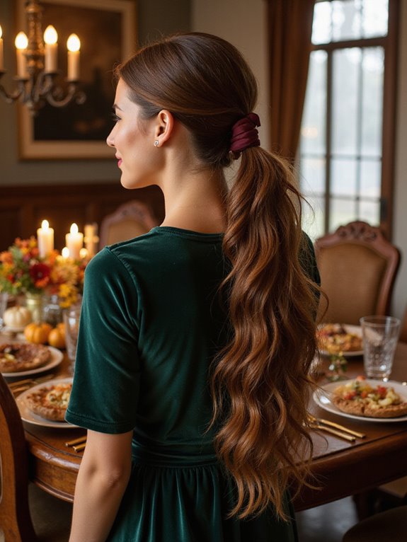 playful chic bubble ponytail