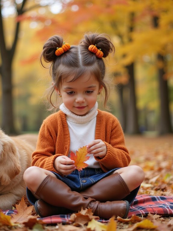 playful double buns hairstyle