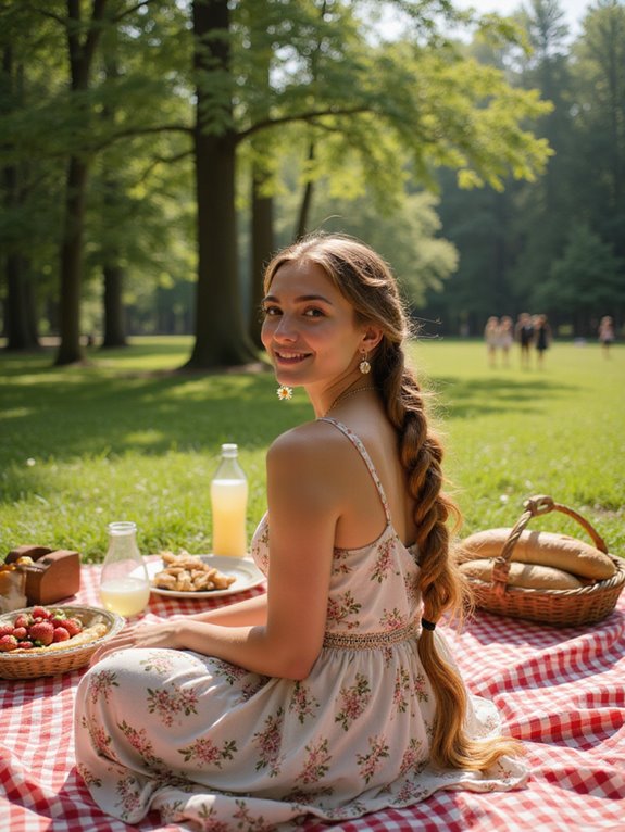 playful fishtail braid accessories