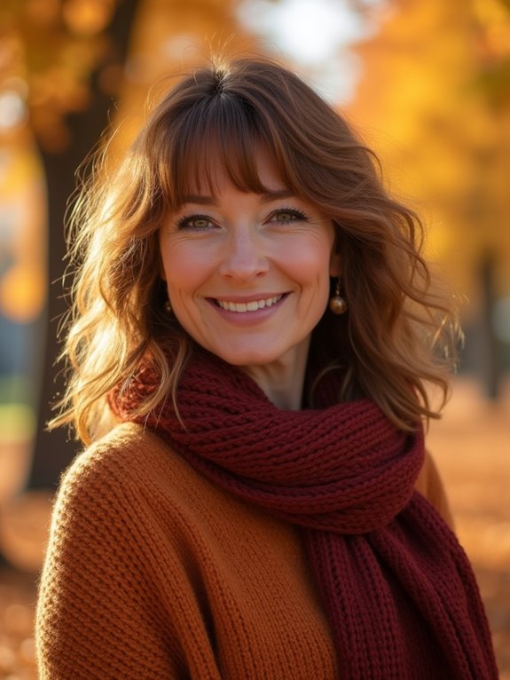 playful layered fringe hairstyle