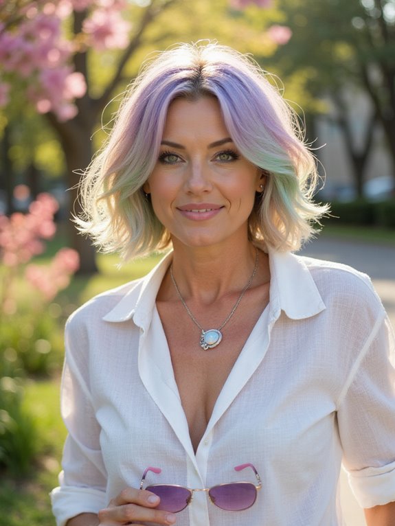 bright pastel hair colors