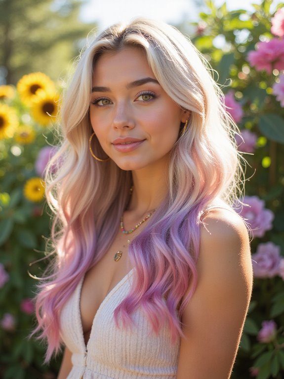 whimsical pastel hair colors