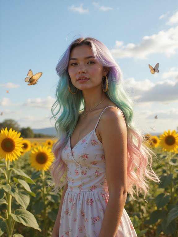 joyful pastel hair colors
