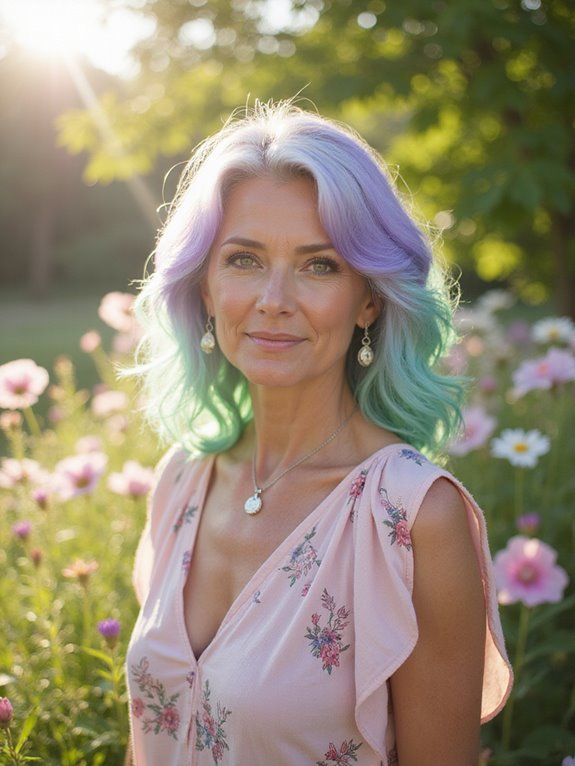 playful pastel hair hues