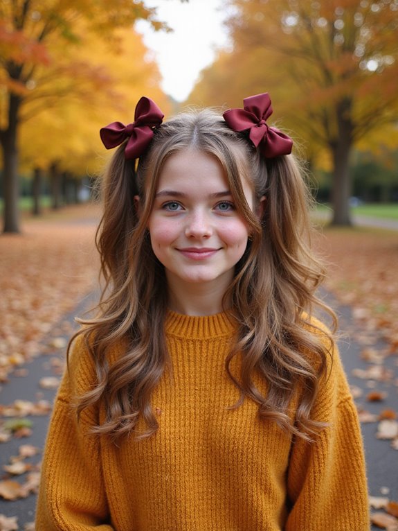 playful pigtails with accessories