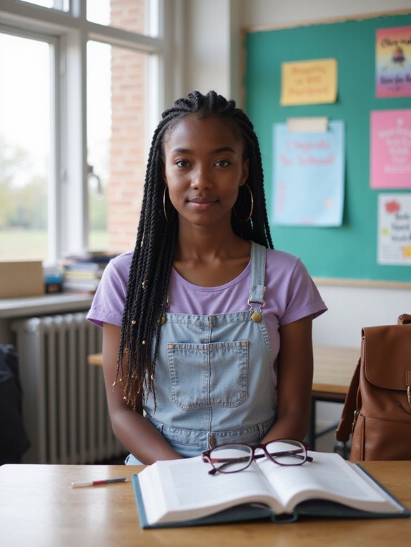 playful side twist hairstyle