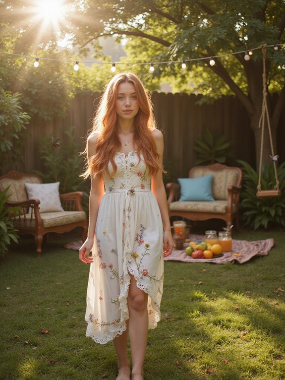 playful strawberry blonde highlights