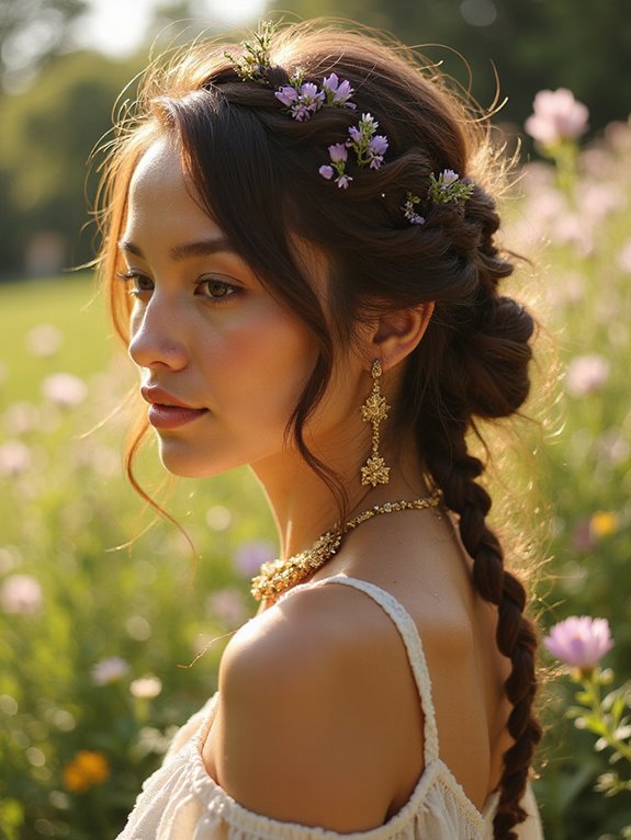playful summer braids and updos