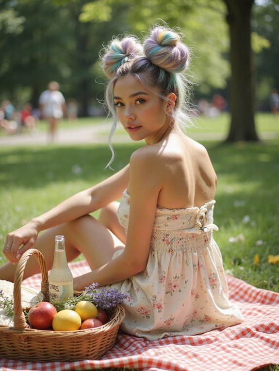 playful summer hairstyle tutorial