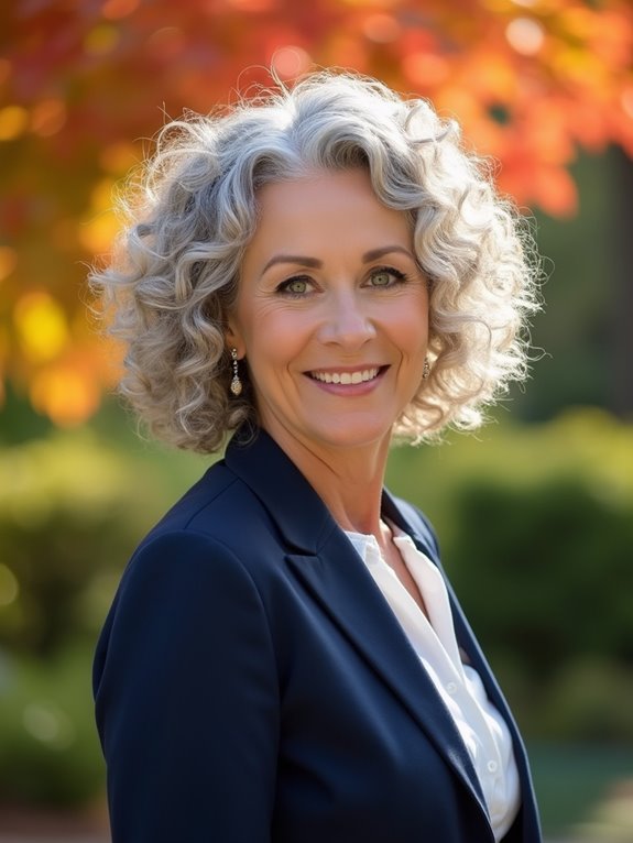 playful volume with curls