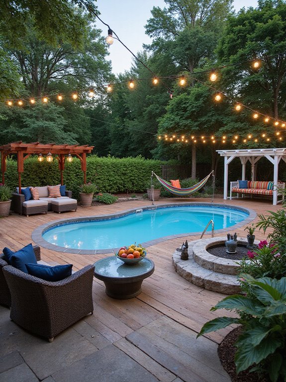 pool accessories for ambiance
