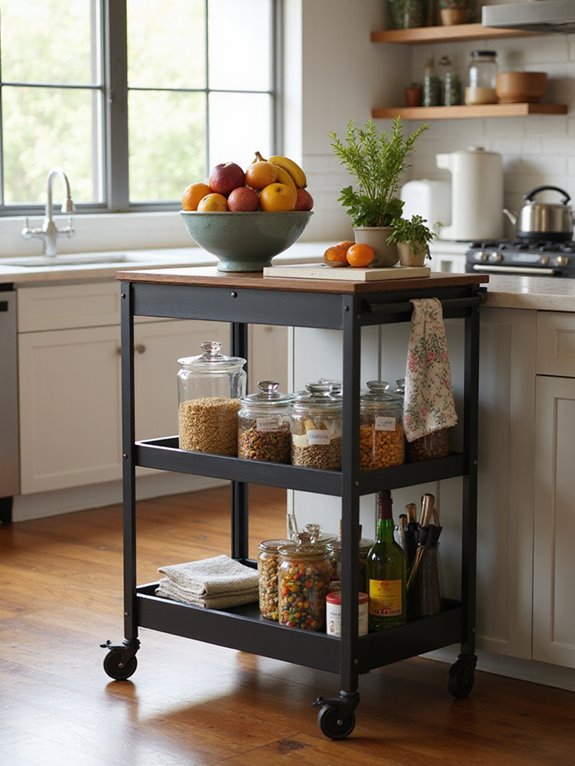 portable storage rolling cart