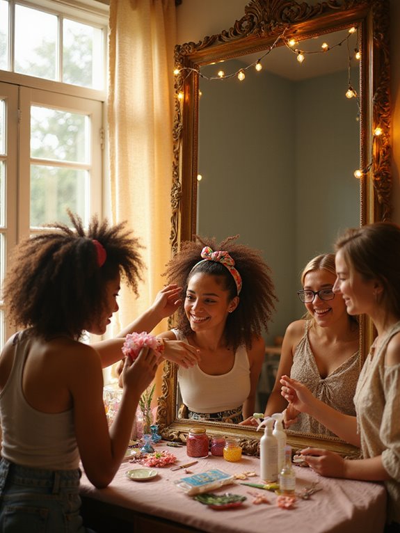 practice hair styling daily