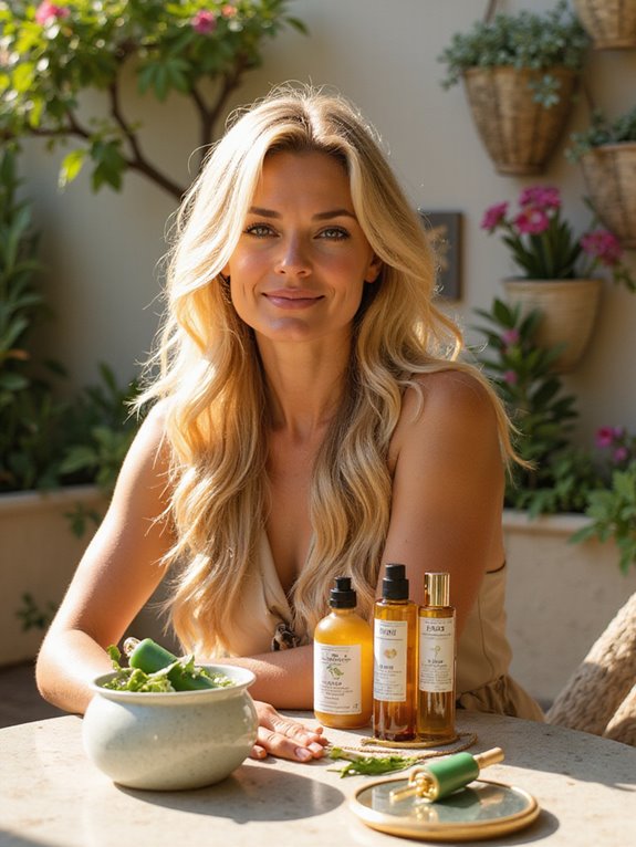 emphasize treatments for blondes