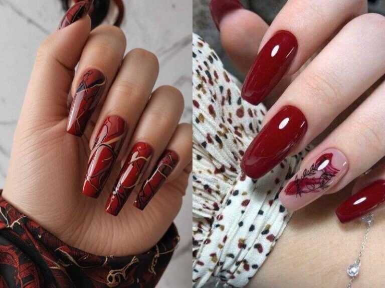 31 Stunning Red Fall Nails To Elevate Your Autumn Style!