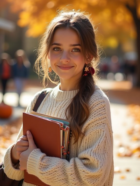 relaxed messy low ponytail