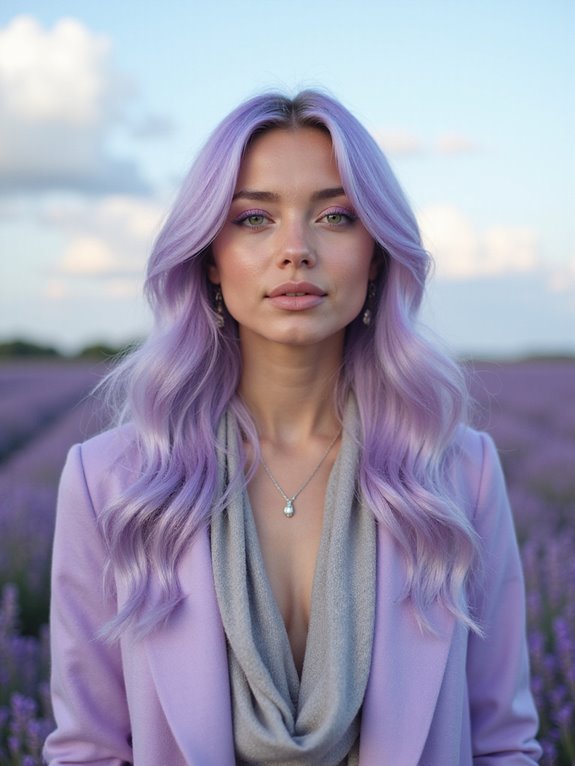 revitalizing light lavender hair