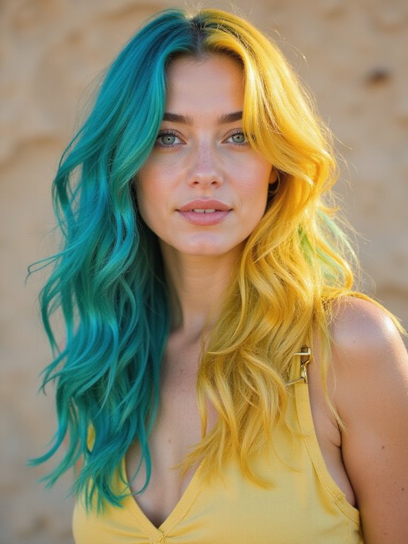 revitalizing summer split dye