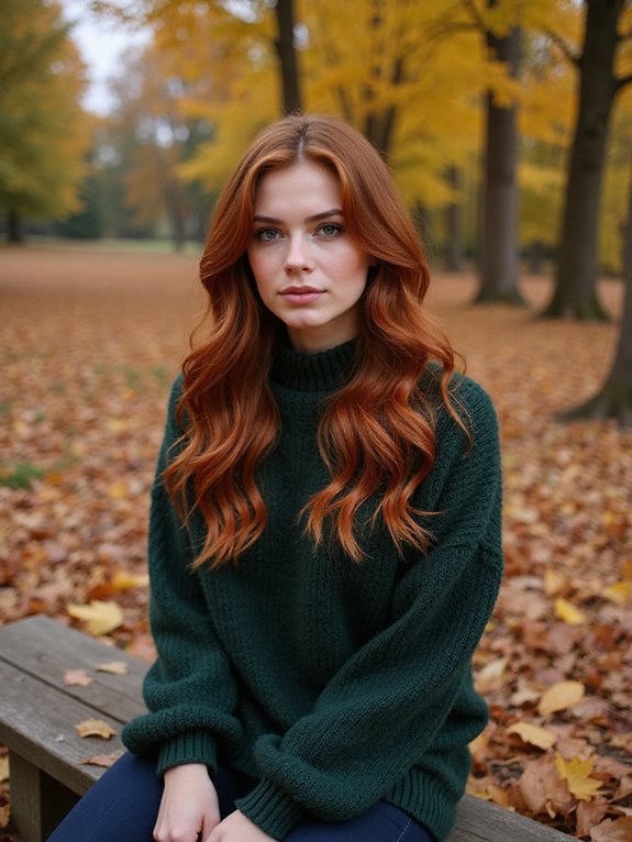 luxurious auburn hair care