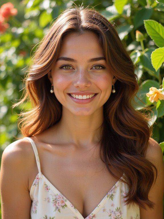 rich chestnut hair maintenance