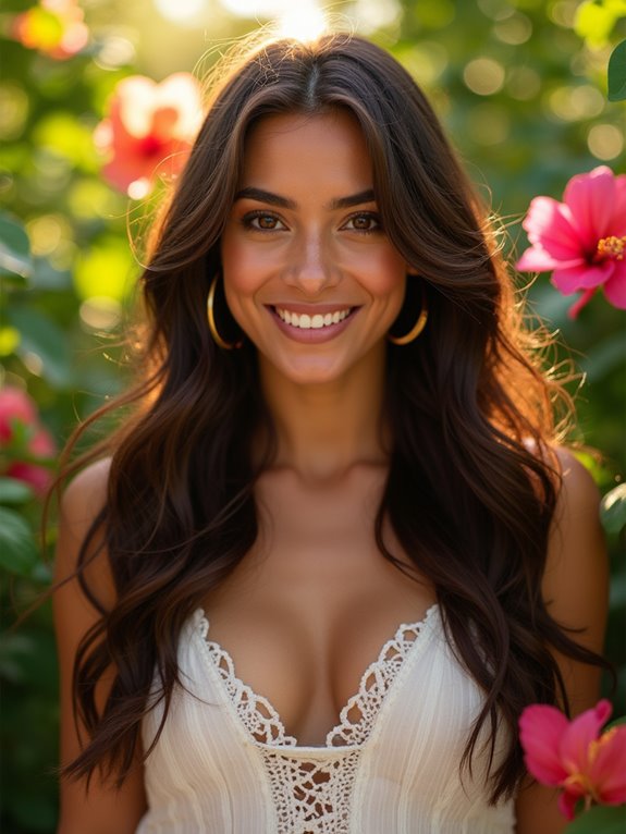 rich chocolate brown balayage