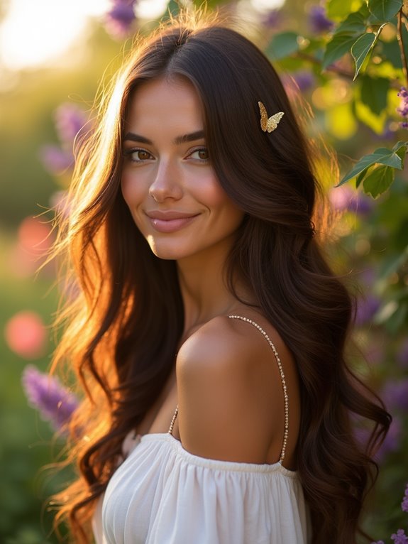 rich chocolate lowlights shine