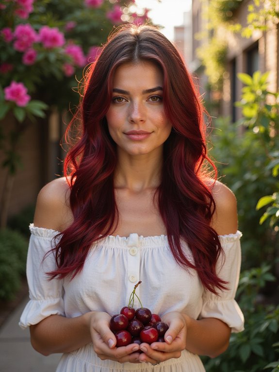 rich luxurious dark cherry