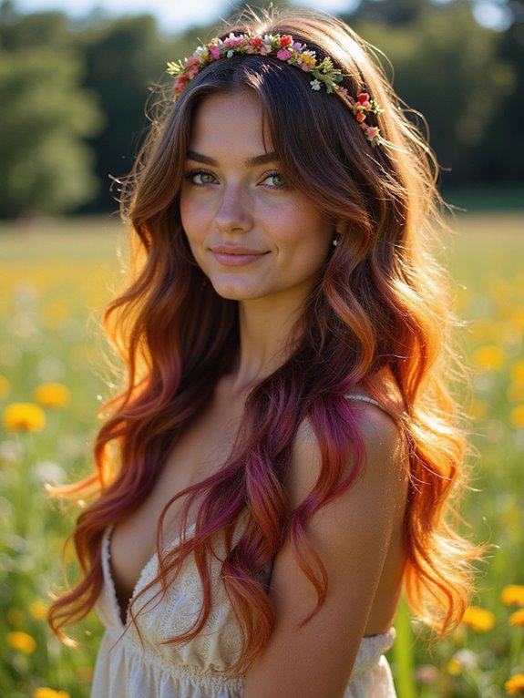 rich mahogany summer haircare