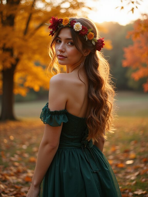 romantic braided crown hairstyle