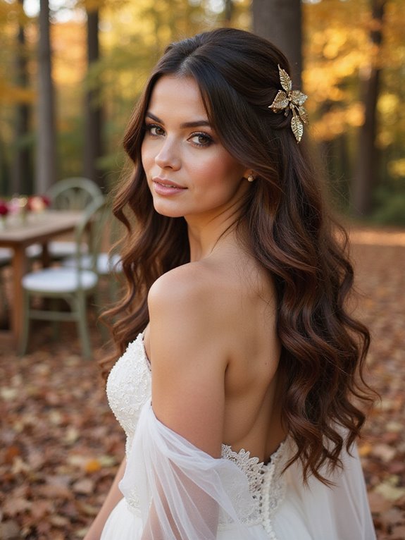 romantic cascading curls hairstyle