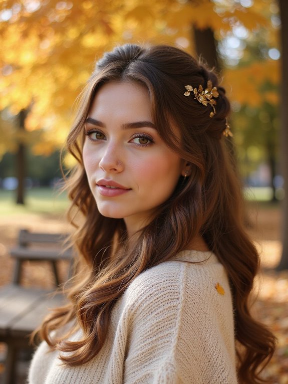 romantic half up hairstyle tips