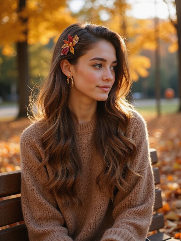 romantic pinned back waves