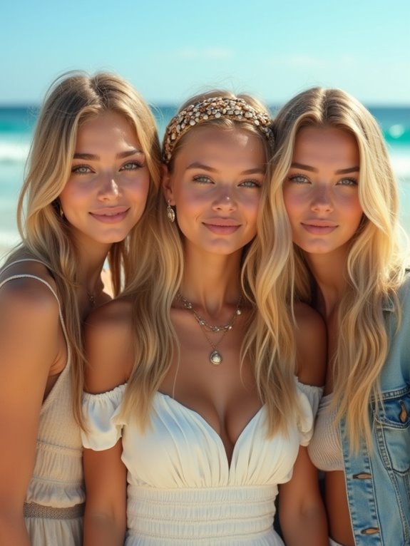 rooted blonde balayage trend