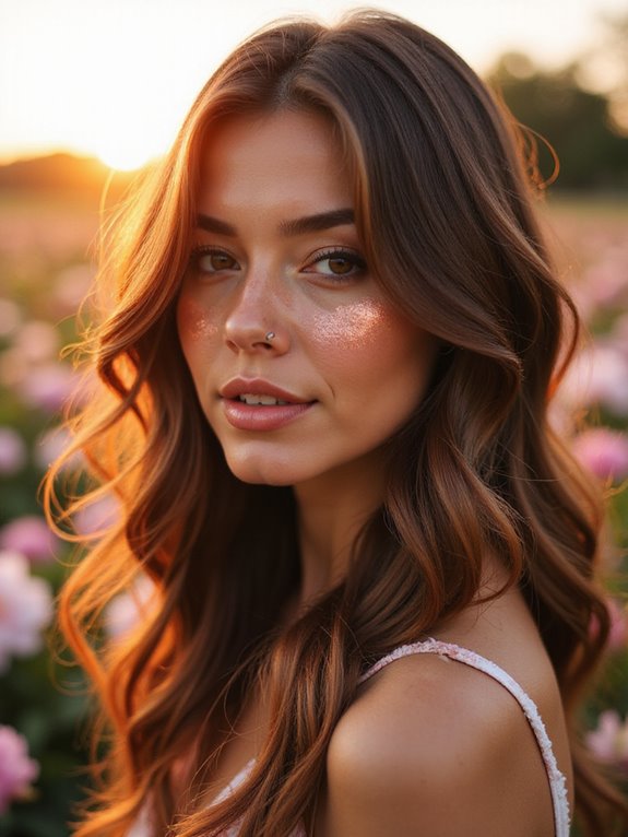 rose gold hair trend
