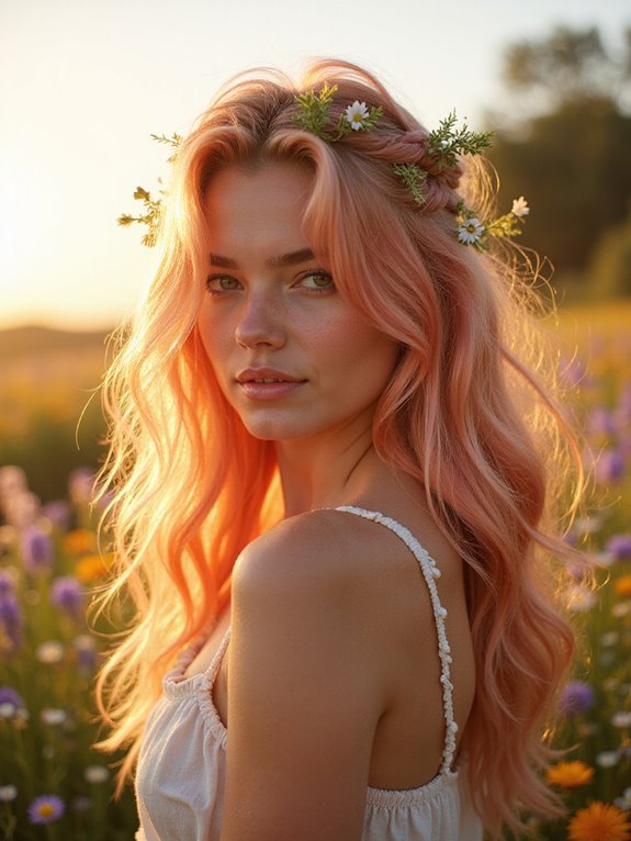 rose gold strawberry blonde maintenance