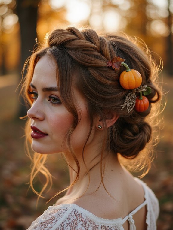 rustic braided updo tutorial