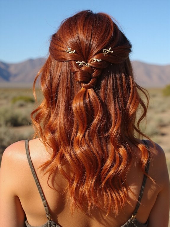 rustic copper summer gradient