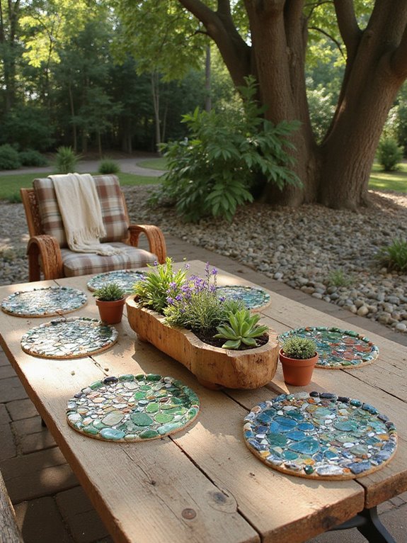 rustic furniture accents